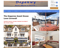 Tablet Screenshot of deganwyhotel.co.uk